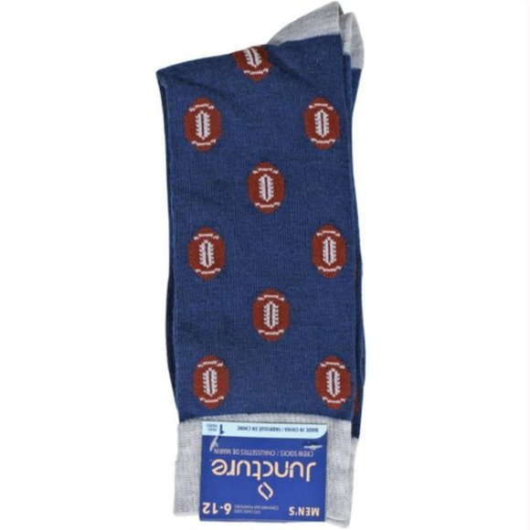 *3/$15* Mens Fun Football Socks - Picture 2 of 2